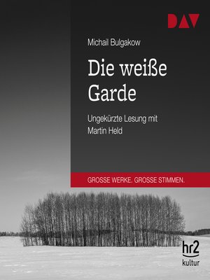 cover image of Die weiße Garde